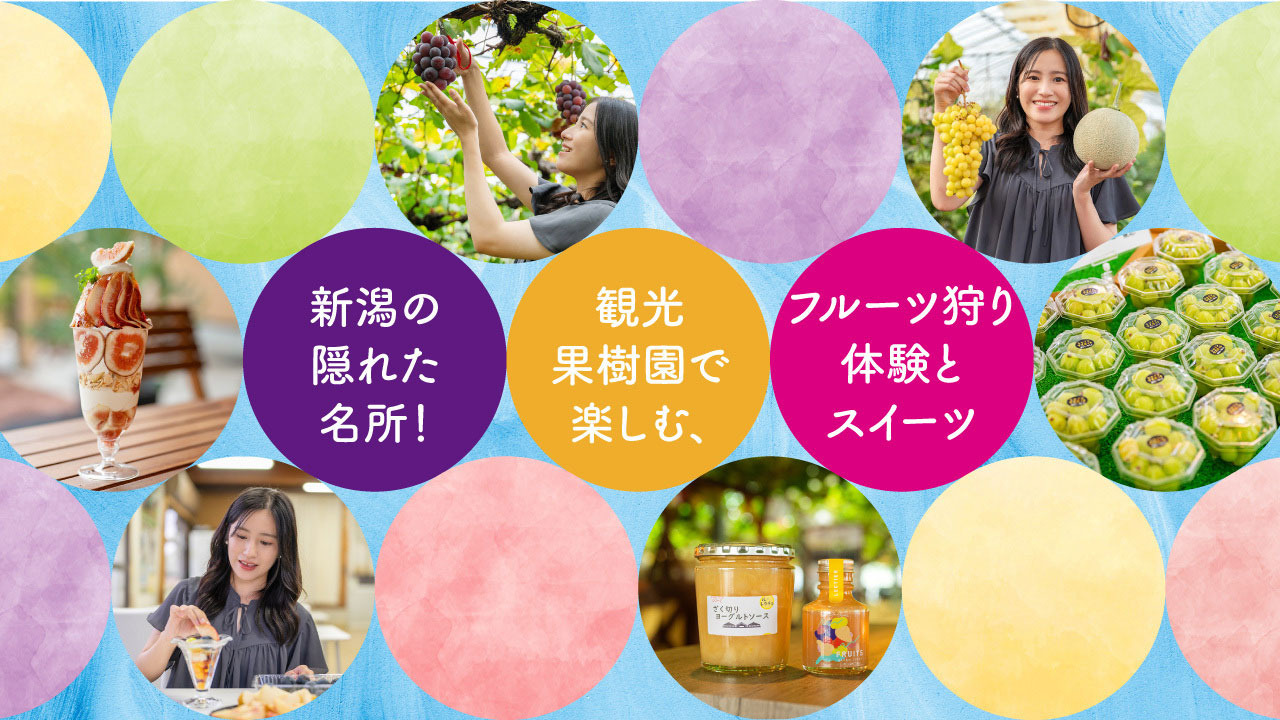 新潟の隠れた名所！観光果樹園で楽しむ、フルーツ狩り体験とスイーツ