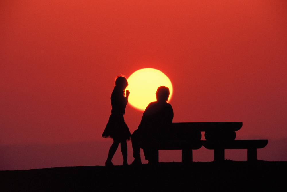 こめぐりの郷公園／第17回日本夕日写真大賞・奨励賞「夕陽のメモリー」／撮影：中村重敏さん