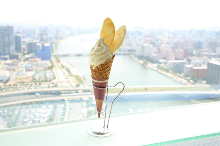 ばかうけソフトクリーム