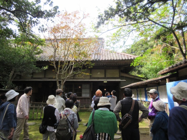 中原邸　秋の一般公開とまち歩き